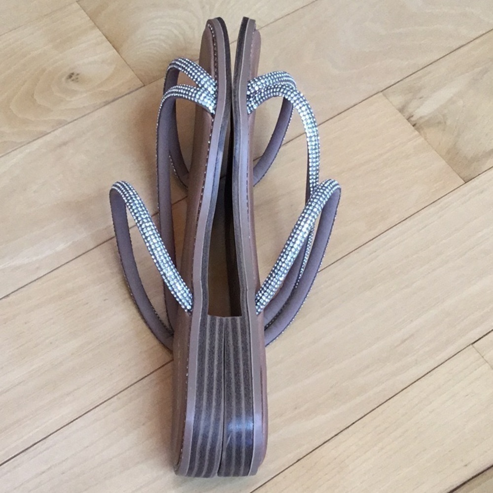 MADDEN girl starle slide on sandals with diamond like bling. Women’s size 6.5 - Picture 8 of 16